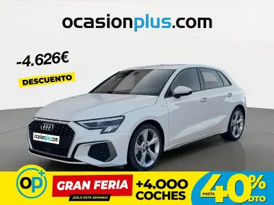 Usado Audi A3 S-Line 150 CV (110 kW) 2023 Blanco Berlina