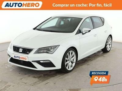 Usado Seat Leon FR 131 CV (96 kW) 2018 Blanco Berlina