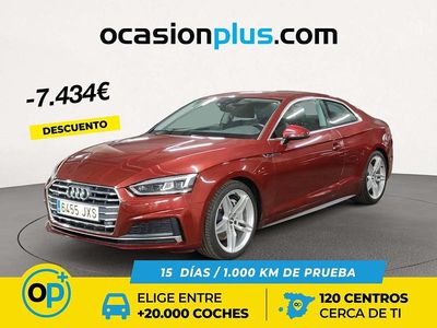 Usado Audi A5 S-Line 252 CV (185 kW) 2017 Rojo Coupe