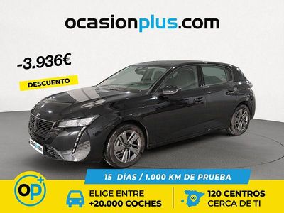 Usado Peugeot 308 Active 130 CV (95 kW) 2024 Negro Berlina