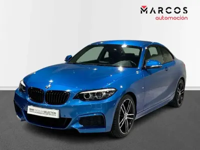 Käytetty BMW 218 Comfort Edition 136 HP (100 kW) 2021 Sininen Coupe - kaksiovinen