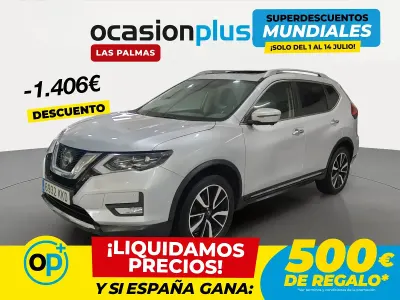 Usado Nissan X-Trail Tekna 163 CV (119 kW) 2018 Gris SUV