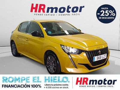 Usado Peugeot 208 Active 101 CV (74 kW) 2022 Amarillo Utilitario