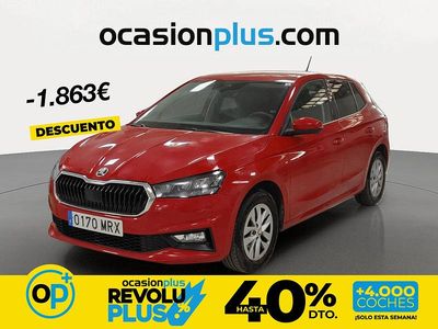 Usado Skoda Fabia Selection 95 CV (69 kW) 2024 Rojo Berlina