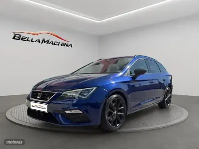 Usado Seat Leon ST FR 150 CV (110 kW) 2020 Azul Familiar