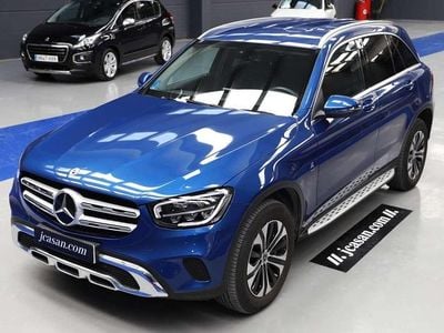 Usado Mercedes GLC300e 306 CV (225 kW) 2021 Azul SUV
