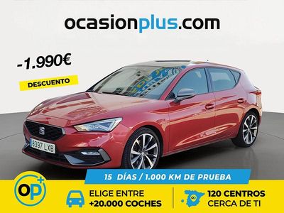 Usado Seat Leon FR 150 CV (110 kW) 2022 Rojo