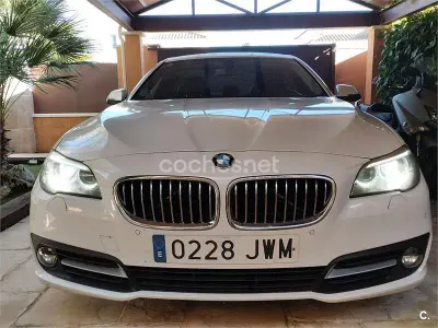Usado BMW 520 Efficient Dynamics 190 CV (139 kW) 2017 Blanco Berlina