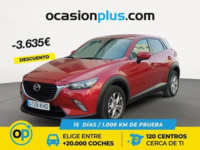 Rojo Usado 2018 Mazda CX-3 Style SUV | 17.990 € (Precio justo)