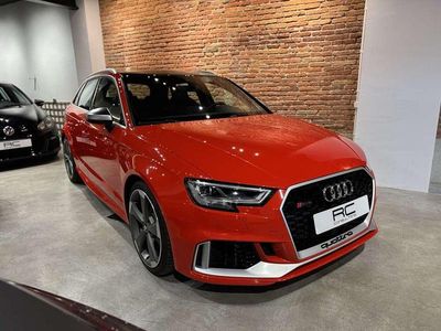 Usado Audi RS3 Sportback Exclusive 400 CV (294 kW) 2017 Rojo Utilitario