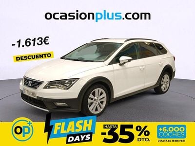 Usado Seat Leon 4Drive 150 CV (110 kW) 2018 Blanco Familiar
