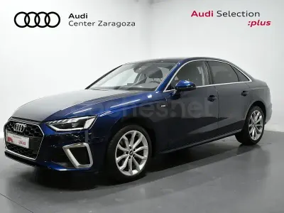 Usado Audi A4 S-Line 163 CV (119 kW) 2021 Azul Berlina