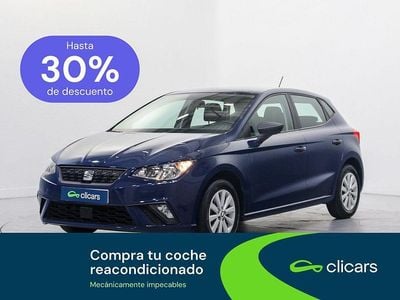 Usado Seat Ibiza CONNECT 80 CV (58 kW) 2019 Azul Utilitario