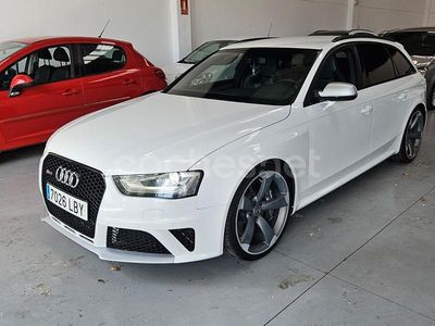 Usado Audi RS4 S-Line 450 CV (330 kW) 2014 Blanco Familiar