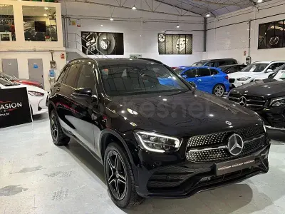 Usado Mercedes GLC300e 306 CV (225 kW) 2021 Negro SUV