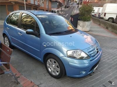 Usado Citroën C3 Exclusive 70 CV (51 kW) 2008 Azul Berlina