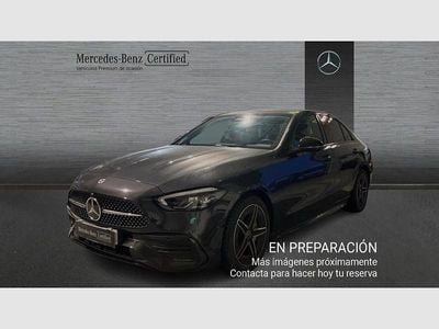 Usado Mercedes C200 AMG line 163 CV (119 kW) 2025 Gris grafito oscuro metalizado Berlina