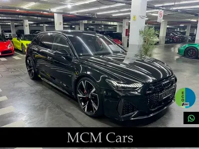 Usado Audi RS6 Advanced 600 CV (441 kW) 2020 Negro Familiar