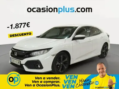 Usado Honda Civic Elegance 129 CV (94 kW) 2018 Blanco