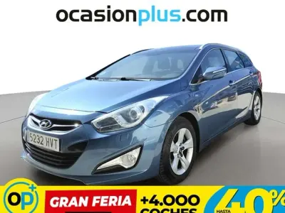 Usado Hyundai i40 136 CV (100 kW) 2014 Azul Familiar