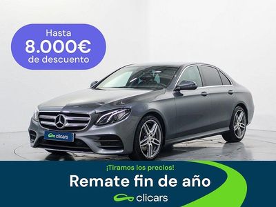 Gris Usado 2017 Mercedes E220 Berlina | 26.890 € (Buen precio)