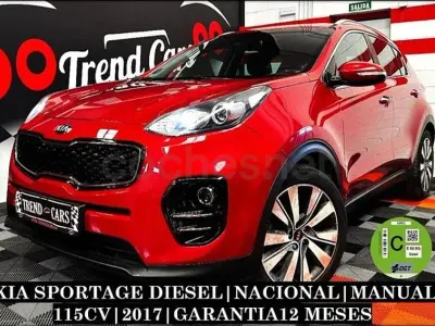 Usado Kia Sportage 115 CV (84 kW) 2017 Rojo SUV