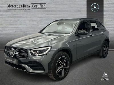 Usado Mercedes GLC300 AMG line 306 CV (225 kW) 2021 Gris