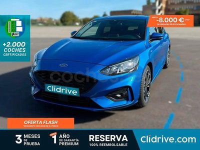 Usado Ford Focus ST-Line X 125 CV (91 kW) 2021 Azul Berlina