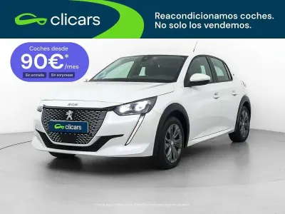 Usado Peugeot e-208 Allure 100 kW (136 CV) 2020 Blanco Utilitario