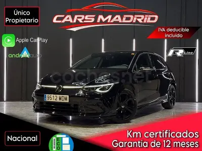Usado VW Golf VIII R-line 130 CV (95 kW) 2023 Negro Berlina