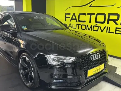 Usado Audi A5 Sportback S-Line 170 CV (125 kW) 2015 Negro Utilitario