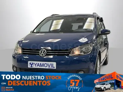 Usado VW Touran Edition 140 CV (102 kW) 2011 Azul Monovolumen