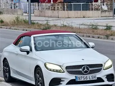 Usado Mercedes C200 184 CV (135 kW) 2022 Blanco Descapotable