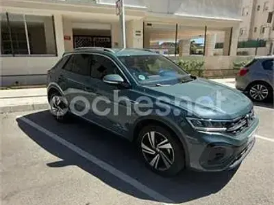 Usado VW T-Roc R-line 150 CV (110 kW) 2022 Verde SUV