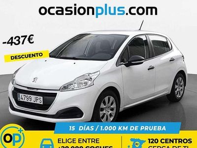 Usado Peugeot 208 Access 82 CV (60 kW) 2016 Blanco Utilitario
