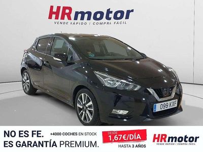 Usado Nissan Micra Acenta 102 CV (75 kW) 2019 Negro Utilitario