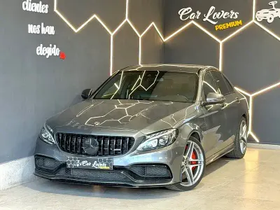 Usado Mercedes C63S AMG 510 CV (375 kW) 2017 Gris / plata Berlina