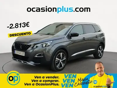 Usado Peugeot 5008 GT-line 120 CV (88 kW) 2018 Gris Monovolumen