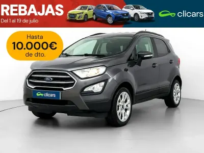 Usado Ford Ecosport Trend 125 CV (91 kW) 2019 Gris / plata SUV
