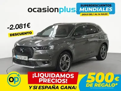 Usado DS Automobiles DS7 Crossback Grand Chic 300 CV (220 kW) 2021 Gris SUV
