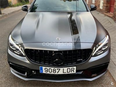 Usado Mercedes C63S AMG 510 CV (375 kW) 2017 Gris / plata Berlina