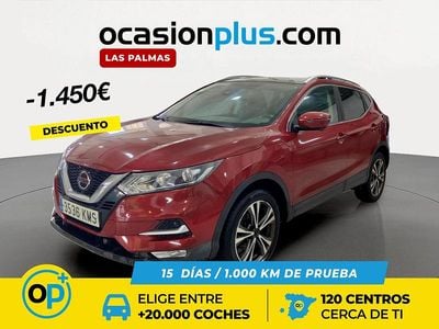 Usado Nissan Qashqai N-Connecta 115 CV (84 kW) 2018 Rojo SUV