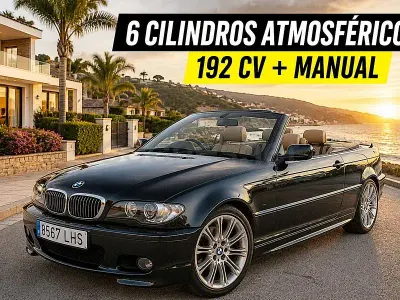Usado BMW 325 Cabriolet 192 CV (141 kW) 2006 Negro Descapotable