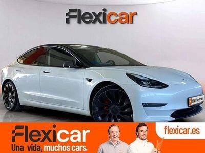 Blanco Usado 2021 Tesla Model 3 Performance Berlina | 27.890 € (Buen precio)