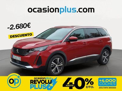 Usado Peugeot 5008 Allure 130 CV (95 kW) 2021 Rojo SUV