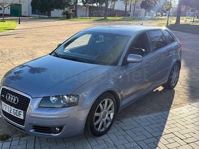 Usado Audi A3 S-Line 140 CV (102 kW) 2008 Azul Utilitario