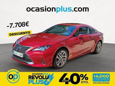 Usado Lexus RC300h Executive Line 223 CV (164 kW) 2021 Rojo Coupe
