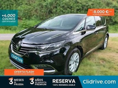 Usado Renault Espace Zen 160 CV (117 kW) 2015 Negro Monovolumen