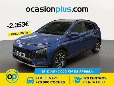 Azul Usado 2024 Hyundai Bayon SUV | 16.650 € (Precio justo)