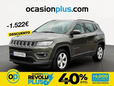 Usado Jeep Compass Longitude 120 CV (88 kW) 2018 Verde SUV